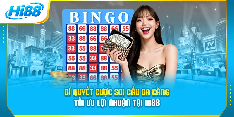 Bí quyết cược soi cầu ba càng tối ưu lợi nhuận tại Hi88